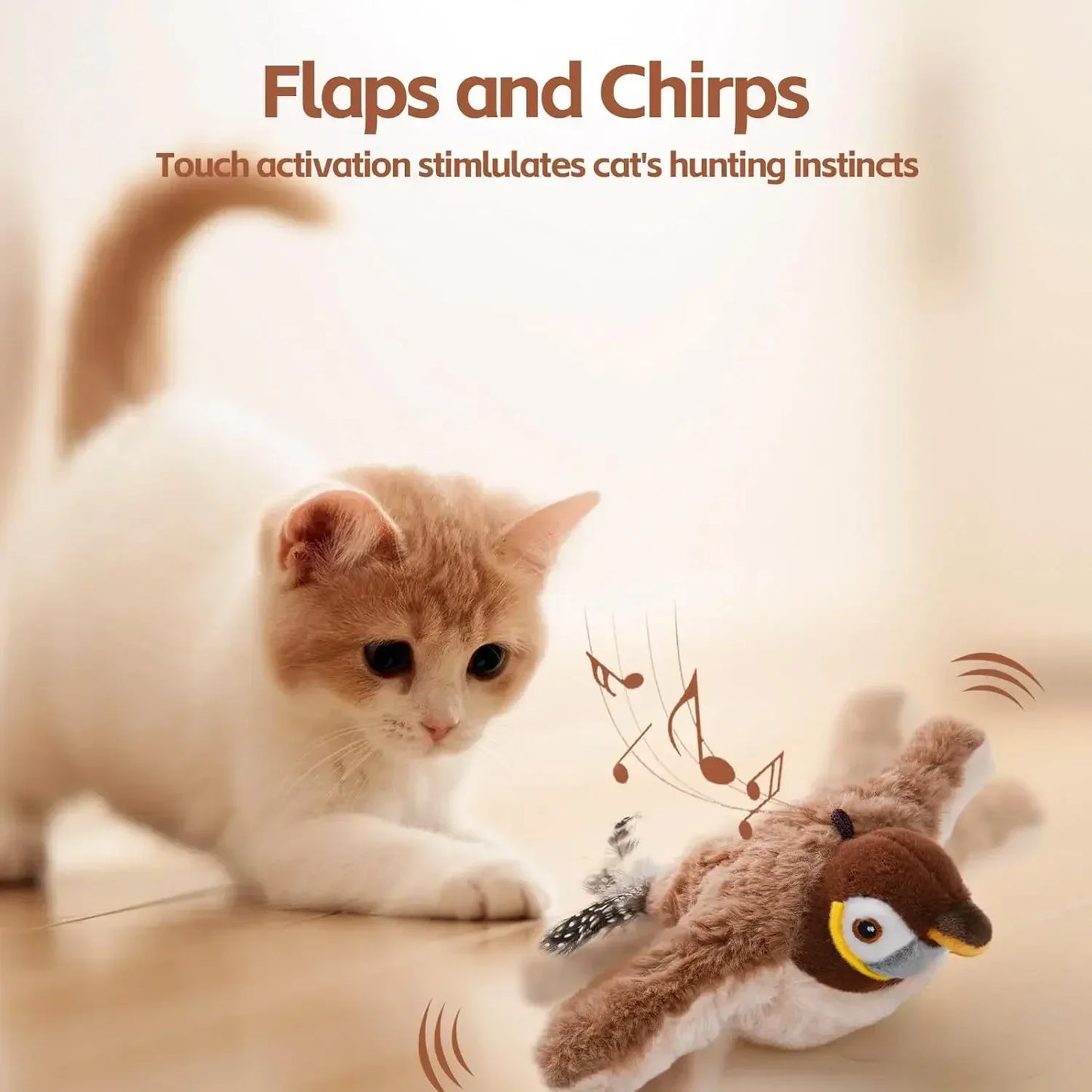 Interactive Cat Bird Toy