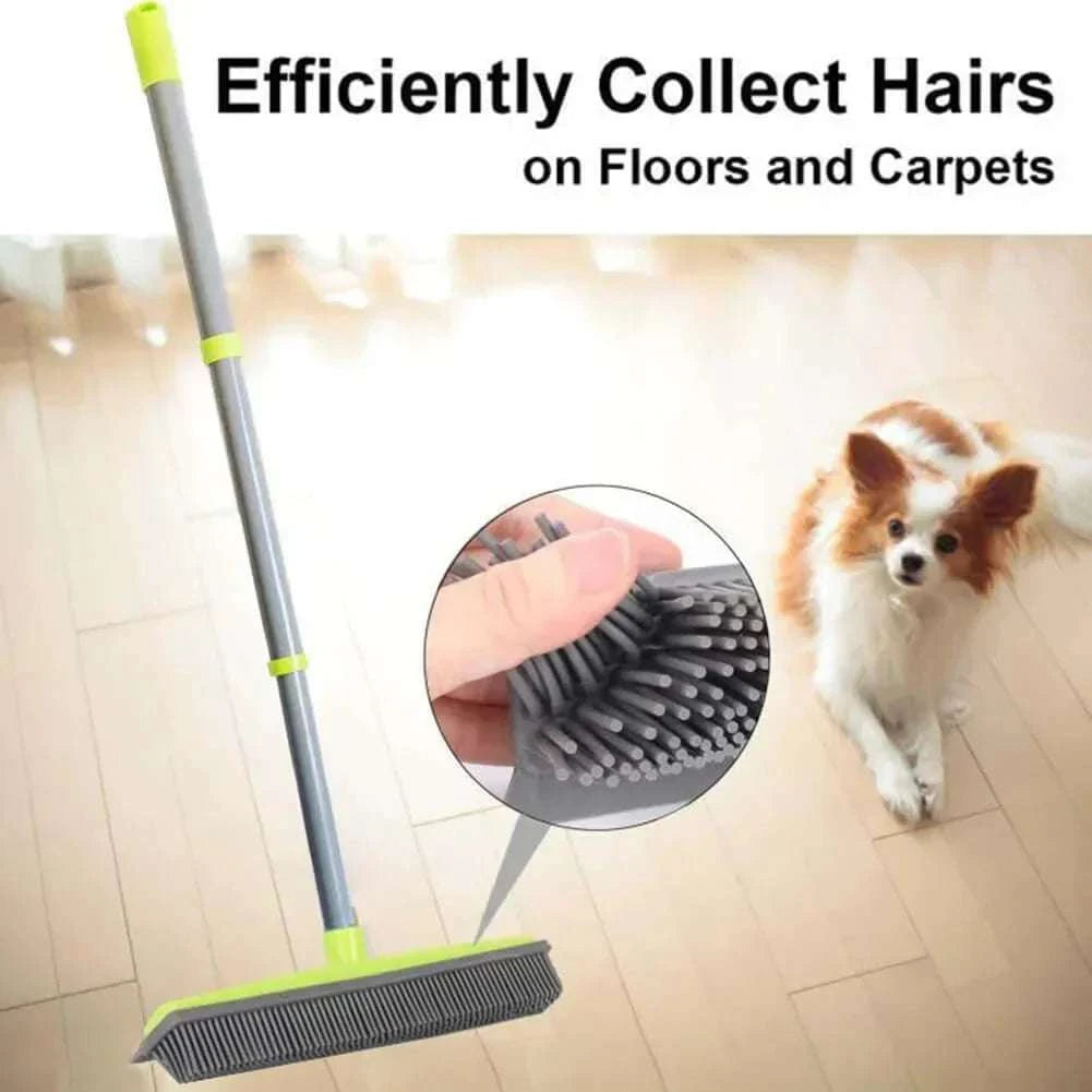 SuperSweep Powerful Pet Hair Remover Broom for Carpets Floor Furniture